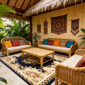 Alfombra Wilton con Patrón Jacquard, Venta al Por Mayor de Fábrica, para Sala de Estar y Dormitorio - Product Image 1