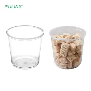 FULING Meal Prep Container 24 Oz Disposable Food Deli Containers With Lids To Go Containers For Food