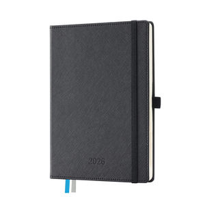 Plan de travail et agenda 2026, reliure spirale, imprimé, A5, pour enregistrements annuels et notes hebdomadaires, écologique - Product Image 1