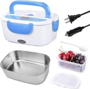 Lonchera Eléctrica 110V//220V/12V/24V, Lonchera Eléctrica para Calentar Alimentos con Bolsa de Transporte - Product Image 4