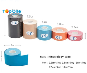 Top One Body Adhesivo Deporte Atlético Alivio del dolor Terapia médica KT Cinta de kinesiología muscular - Product Image 5