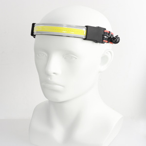 Lampe frontale rechargeable par USB, 1000 mAh, lumière LED blanche, pour la course à pied, la pêche, le camping - Product Image 1