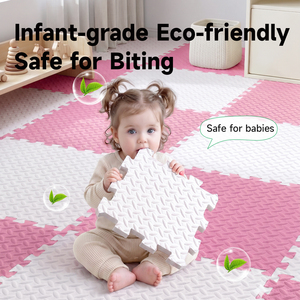 Tapis de puzzle pour bébé Eva, multicolores, texture antidérapante, épais, antichoc, facile à nettoyer - Product Image 6