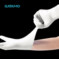 Gants en nitrile blancs G7 en gros, gants en nitrile mélangé pour la manipulation des aliments, gants en vinyle sans poudre