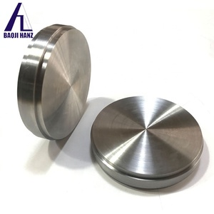Disco in titanio con bersaglio sputtering in titanio gr5 ad alta purezza OEM CAD/CAM in vendita - Product Image 1