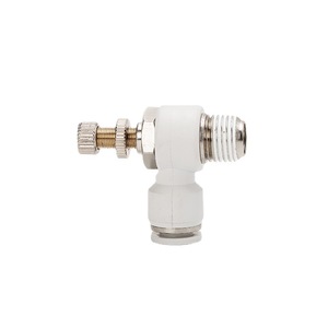 Vanne de régulation pneumatique Yixing SL8-02, connexion rapide en cuivre plaqué nickel pour conduite de cylindre - Product Image 2