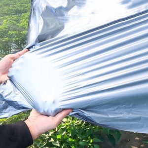 Film de paillage en plastique PE noir argenté écologique, couverture de sol, papier de paillage <span class=keywords><strong>agricole</strong></span> - Product Image 5