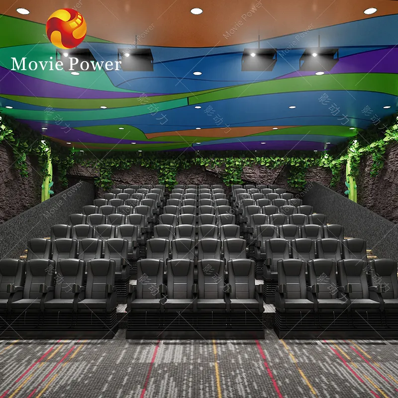 Earn money 4d 7d cinema motion chair 9d vr cinema simulator 6 seats for commercial
