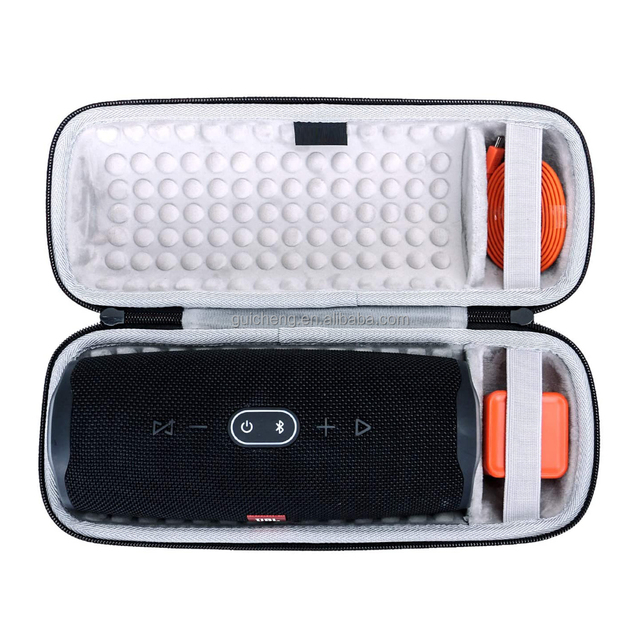 Hard Carrying Case Portable Waterproof Wireless Bluetooth Speaker w USB Cable and Charger.