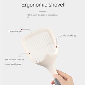 Katzenstreu-Schaufel aus Kunststoff, Langlebiges Tierkot-Schaufelwerkzeug, Katzenstreu-Schaufel, Einfaches Reinigungswerkzeug für Haustiere, Haustierbedarf - Product Image 2