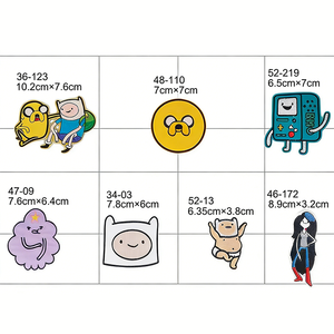 Set de Parches Bordados de Adventure Time, <span class=keywords><strong>Finn</strong></span> <span class=keywords><strong>Jake</strong></span> BMO LSP Parches Termoadhesivos para Chaqueta de Jeans DIY - Product Image 1