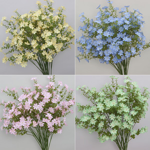 Bouquet de fleurs artificielles en soie Cosmos, grande taille, pour décoration de mariage, arrangement floral, ornement de salon, accessoires DIY - Product Image 4