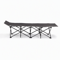 Lit de camping pliable portable en gros pour le camping en plein air, les voyages, la randonnée et la pêche