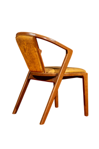 Table basse moderne en bois massif Piédestal à 5 pieds Siège rembourré Cadre en frêne Couleur frêne Durable Facile à nettoyer Meubles de salon - Product Image 6