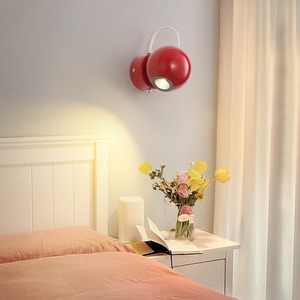 Creative Cream-Themed Reading Staircase <b>Wall</b> Lamp with Built-In Switch Contemporary Style for Bedroom <b>Bedside</b> or Home Decor - Product Image 4