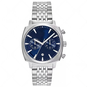 Fashionable Women's Business <b>Watch</b> with Quartz Movement Simple Design Small Sub-dial Date Display and Steel Bracelet - Product Image 6