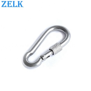خطاف زنبرك من الفولاذ المقاوم للصدأ مع صامولة متشابكة - Product Image 3