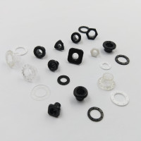 Bon marché de diverses formes d'oeillets en plastique de haute qualité/oeillets/oeillets de vêtement