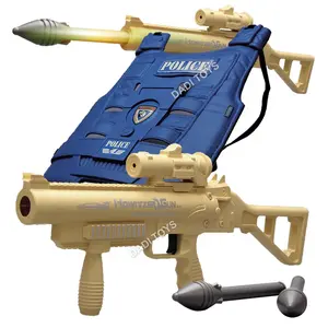 高品质儿童玩游戏软壳枪套装，塑料射击室内强力Eva子弹弹射器户外玩具