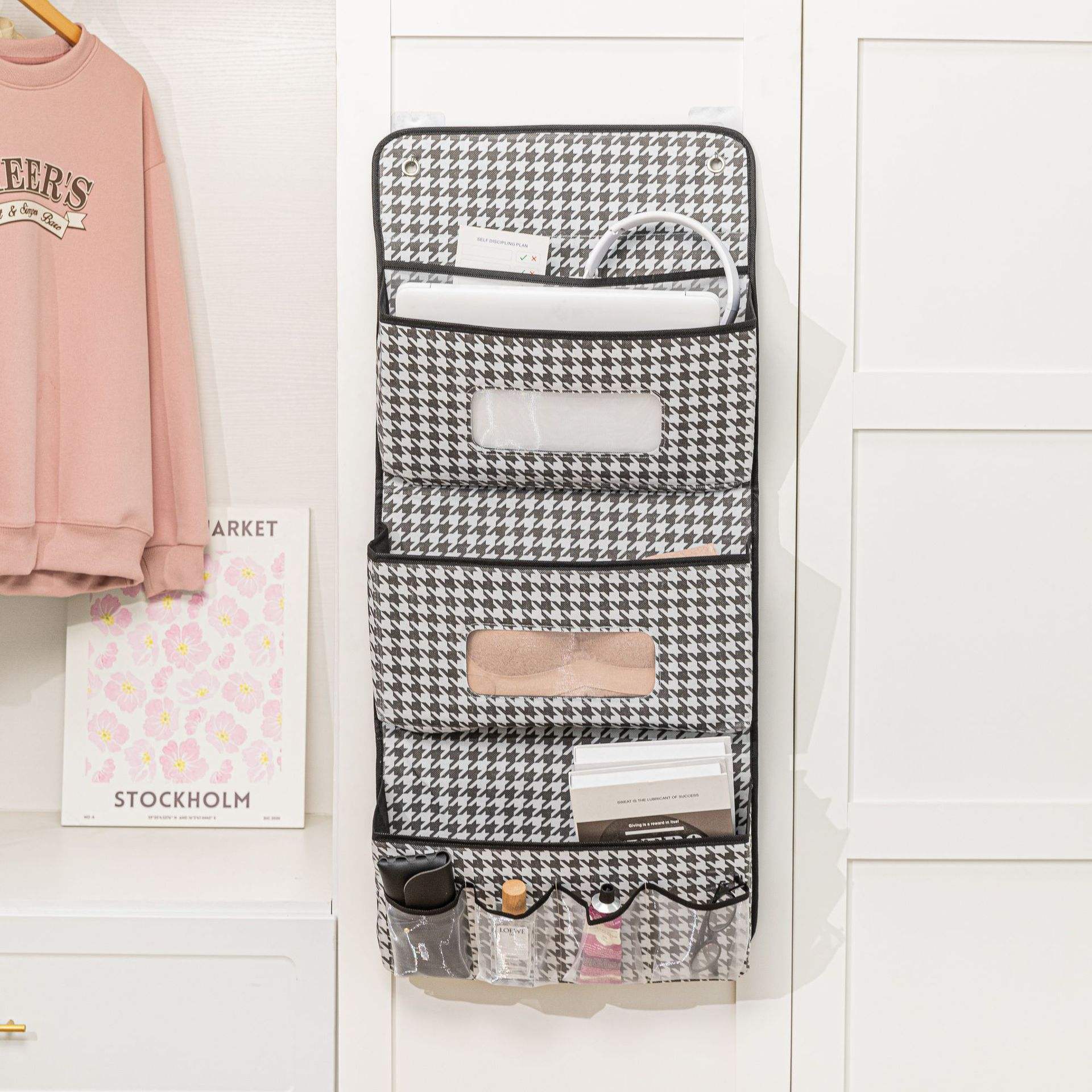 Rosa de 3 capas con ganchos