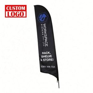 Single and Double Sided Wind Resistant Beach <b>Flags</b> Teardrop Banner Flying Beach Banner for Promotional Use - Product Image 1