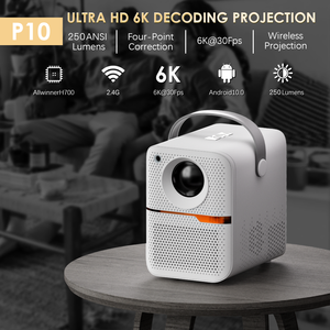 Proyección LED de 1080P Nítida como Cristal con Decodificación de Video 4K Android 14, Cine en Casa Portátil para Películas y Juegos, Altavoces Integrados - Product Image 6