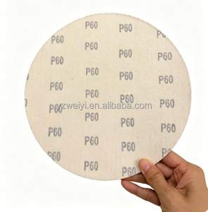 Disque de ponçage 9 pouces 8 trous, grain 40, <span class=keywords><strong>pour</strong></span> plaques de plâtre, disques de papier abrasif 225 mm <span class=keywords><strong>pour</strong></span> ponçage de <span class=keywords><strong>plafonds</strong></span> popcorn - Product Image 4