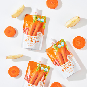 Thực tế Jeju cà rốt nước trái cây 100ml x 30ea tươi Spout Pouch nước trái cây cho trẻ em táo và cà rốt pha trộn từ đảo Jeju - Product Image 4