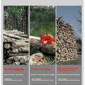 Máy cưa xăng công nghiệp <span class=keywords><strong>2</strong></span> thì 72cc, dùng xăng, cắt gỗ - Product Image 5