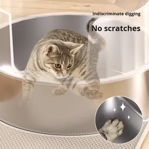 Nouvelle Litière pour Chat en Acier Inoxydable Style <span class=keywords><strong>Pot</strong></span> <span class=keywords><strong>de</strong></span> Fleurs, Extra Large, Entièrement Fermée, Désodorisante, Anti-Odeur, Facile à Nettoyer, pour l'Exportation - Product Image 4