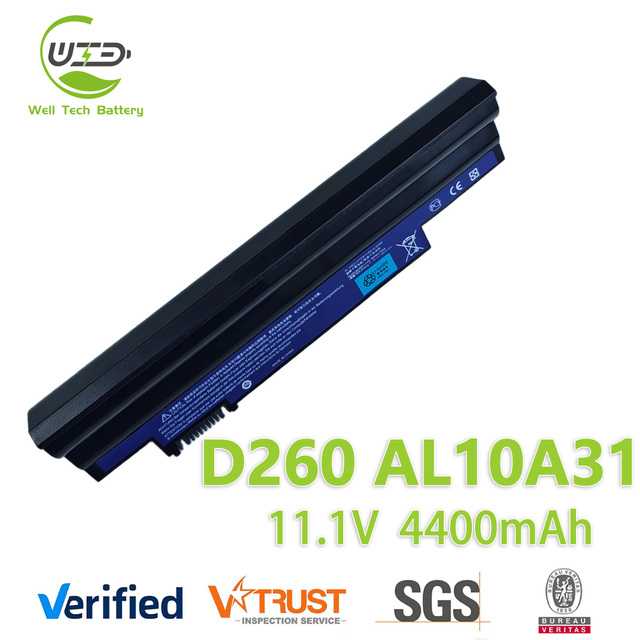 AL10A31 AL10B31 Laptop Battery for Acer Aspire One D255 D257 D260 D270 522 722 Gateway LT23 LT25 LT27 LT28 Series
