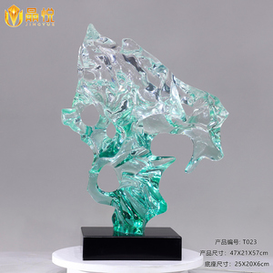 Jingyue Tùy Chỉnh Nhựa Trong Suốt Taihu Đá Hình Dạng Nhân Tạo Tuyệt Đẹp Trang Trí Handmade Khách Sạn Nhà Biệt Thự Trang Trí Điêu Khắc - Product Image 5