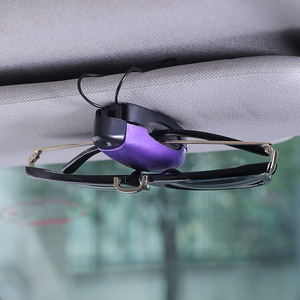 <b>Car</b> Sunglasses <b>Clip</b> Sun Visor Mount Eyeglasses Holder Multi Functional Storage Organizer For Rearview Mirror - Product Image 3