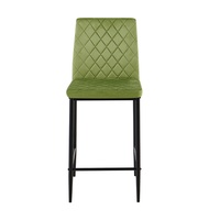 Chaise de bar élégante en coton brut pour la maison, chaise haute de bar en promotion pour usage domestique, hôtelier et de restaurant