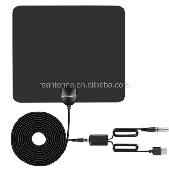 Ultra-thin HDTV Antenna,174-230 MHZ /470-790MHZ Thin HDTV Antenna/Ultra-thin Digital HDTV Antenna Factory Directly Sales