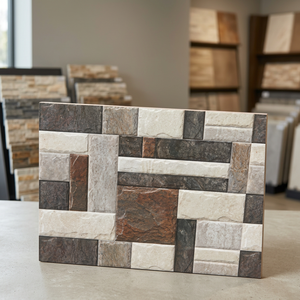 Vente en gros de carreaux muraux en céramique de finition mate 3D 300x600mm 12x24 Carreaux de porcelaine étanches pour la décoration intérieure fourniture OEM - Product Image 2