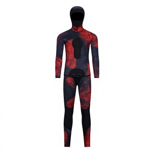 Combinaison de plongée en néoprène de 3 mm, camouflage, à capuche, manches longues, pour la plongée libre, le surf, la pêche - Product Image 2