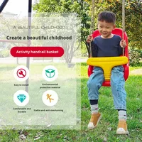 Balançoire pour bébé moderne, intérieure et extérieure, panier suspendu pour enfants, siège d'activité pour nourrissons avec accoudoirs, pour cour et villa