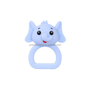 Jouets de dentition en <span class=keywords><strong>silicone</strong></span> souple OEM et ODM pour bébés Jouet de dentition et à mâcher <span class=keywords><strong>Hochet</strong></span> de dentition <span class=keywords><strong>personnalisable</strong></span> pour nourrissons - Product Image 2