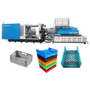 Customized Plastic Stacking Crate Injection Moulding Machine 1050T Plastic Machinery