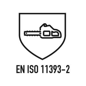 Feldtmann Babero resistente a Cortes y tirantes FICHTE talla 50 verde/rojo 70% PES/30% algodón - Product Image 4