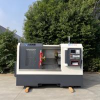 Vente Flash : Tour CNC à Banc Incliné FCK50 Haute Précision avec Système Fanuc pour l'Usinage de Pièces de Quincaillerie et d'Arbres