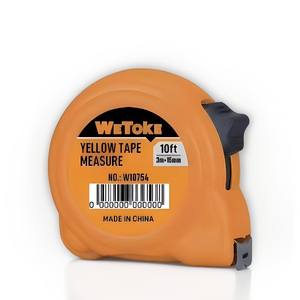 引き込み式3m/10ft、5m/16ft、7.5m/25ft PPプラスチックスチールフックブレード測定ツール慎重に英国のメートル法システム - Product Image 2