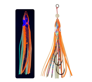 Nuovo Design artificiale luminoso polpo gonne <span class=keywords><strong>di</strong></span> calamaro gancio per pesca morbida esche a doppia assistenza ganci - Product Image 4