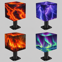 Affichage LED Rubik's Cube P2.5 personnalisable en couleur, étanche IP65, luminosité 6000 cd/m², garantie 5 ans pour les salles d'exposition