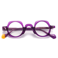 Monturas de Gafas de Diseño Retro Vintage Italiano, Monturas Ópticas de Acetato de Alta Calidad para Hombre y Mujer, Gafas con Logotipo Personalizado