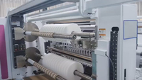 Machine de découpe et de rembobinage à tourelle quatre axes entièrement automatique à grande vitesse, diamètre de déroulage 1200 mm, pour film EVA et modules solaires