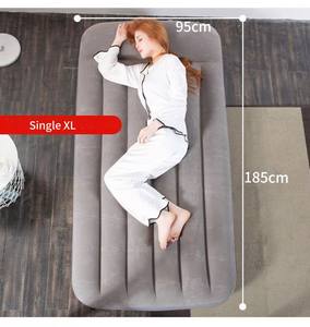 Colchón de aire exterior portátil simple y grande, almohadilla inflable plegable individual de tamaño King para parque de hospital en casa - Product Image 2