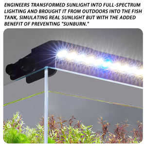 YEE Factory Groothandel Volspectrum LED Aquariumverlichting voor Zoetwateraquariumen, Beplantte Aquaria, Groeibevordering van Waterplanten - Product Image 3