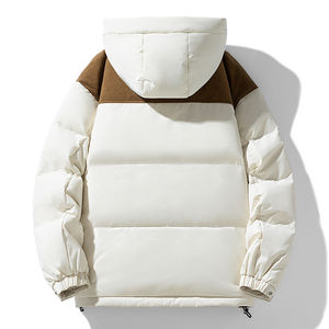 Chaqueta Casual de Invierno para Hombre con Capucha, Abrigo Térmico Cortavientos Juvenil para Deportes al Aire Libre con Cierre de Cremallera - Product Image 2